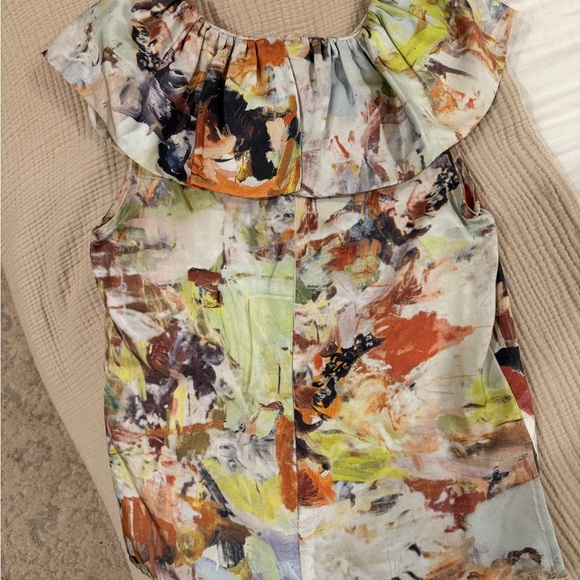 Harvey Faircloth Abstract Print Women’s Blouse - Picture 4 of 4